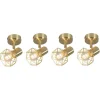 4er Set Art Deco Spot Messing dreh- und neigbar - Mosh 1