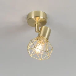 4er Set Art Deco Spot Messing dreh- und neigbar - Mosh 1