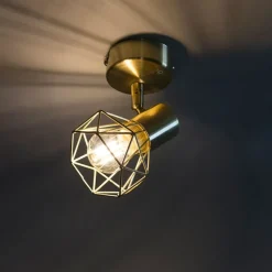 3er Set Art Deco Spot Messing dreh- und neigbar - Mosh 1