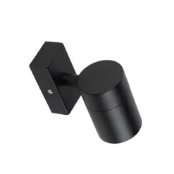 2er Set Außenwandleuchte schwarz Edelstahl IP44 - Solo