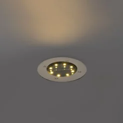 6er Set Bodenstrahler Stahl inkl. LED IP65 Solar - Terry