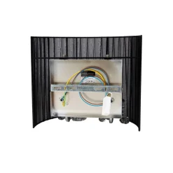 2er Set Chrom Wandlampen mit schwarzem Schirm - Ann-Kathrin 2