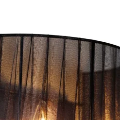 2er Set Chrom Wandlampen mit schwarzem Schirm - Ann-Kathrin 2