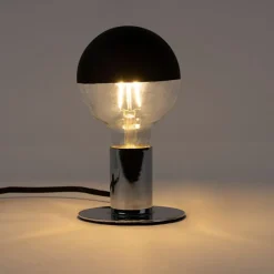 5er Set E27 dimmbare LED Filament Glühbirnen G95 schwarz 550lm 2700K