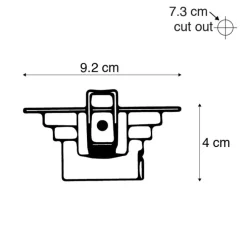3er Set Einbaustrahler weiß inkl. LED 3-stufig dimmbar - Miu