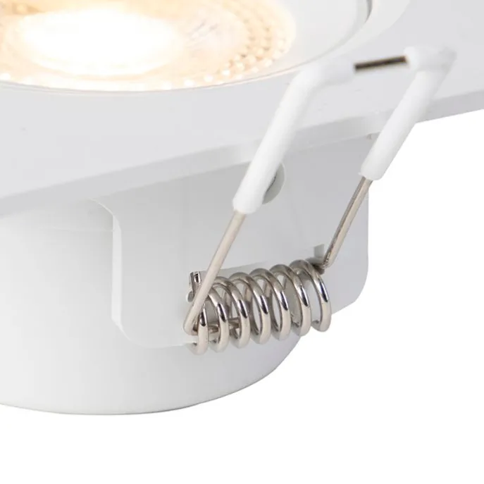 3er Set Einbaustrahler weiß inkl. LED 3-stufig dimmbar - Miu