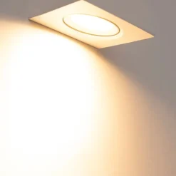 3er Set Einbaustrahler weiß inkl. LED 3-stufig dimmbar - Miu