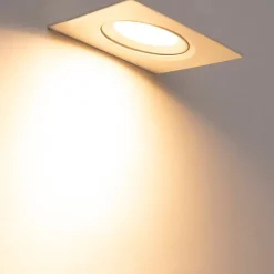 3er Set Einbaustrahler weiß inkl. LED 3-stufig dimmbar - Miu