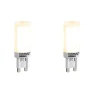 2er Set G9 3-Stufen dimmbarer LED-Lampen Opal 4,5W 500lm 2700K