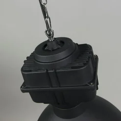 2er Set Industrie Hängelampen klein matt schwarz - Sicko