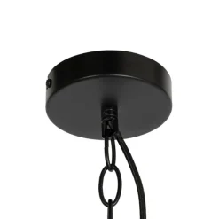 2er Set Industrie Hängelampen schwarz - Cabin