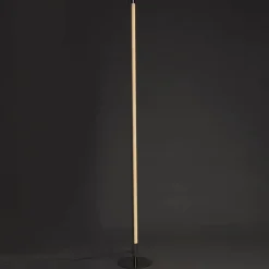 2er Set moderne Stehleuchten LED chrom - Line-up