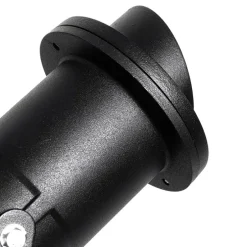 3er Set Pin Spots schwarz inkl. Kabel und Stecker IP65 - Fertig