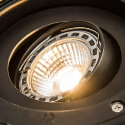 6er Set Smart Outdoor Bodenstrahler verstellbar inkl. Wifi GU10 - Delux