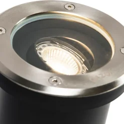 6er Set Smart Outdoor Bodenstrahler verstellbar inkl. Wifi GU10 - Delux