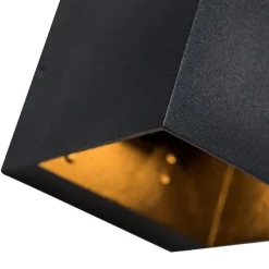 4er Set Wandleuchten schwarz - Transfer