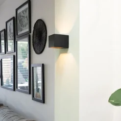 4er Set Wandleuchten schwarz - Transfer