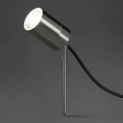 Erdspieß Strahler Stahl verstellbar IP44 - Solo