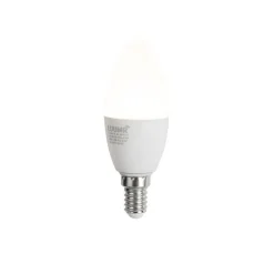 5er-Set E14 Dimmbare LED-Lampen C37 Opal 4,9W 470 lm 2700-6500K