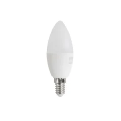 5er-Set E14 Dimmbare LED-Lampen C37 Opal 4,9W 470 lm 2700-6500K