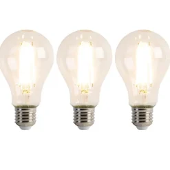 3er-Set E27 LED-Lampe A67 klar 8W 1055 lm 2700K