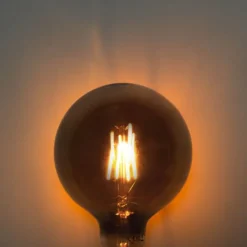 5er-Set E27 3-Stufen-Dimmbare LED-Glühbirnen Rauch G125 4W 150 lm 1900K