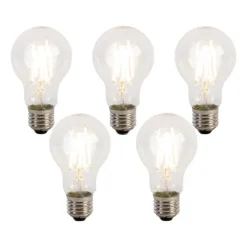 5er-Set E27 3-Stufen-Dimmbare LED-Glühbirnen A60 5W 700 lm 2700K