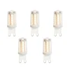5er-Set G9 LED-Lampen klar 3,5W 480 lm 3000K