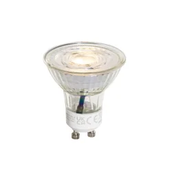 5er-Set GU10 50mm 3-Stufen-Dimmbare Kelvin LED-Lampen Klar 4,5W 380 lm 2000-2700K