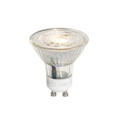 5er-Set GU10 50mm 3-Stufen-Dimmbare Kelvin LED-Lampen Klar 4,9W 450 lm 2000-2700K