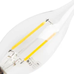 3er-Set LED-Filament-Kerzenlampe E14 3W 2700K 250lm F35 dimmbar klar