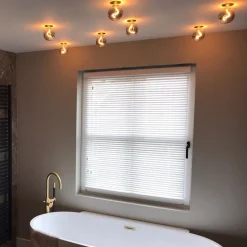 6er-Set moderne Einbaustrahler schwarz - Insight