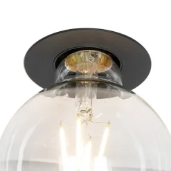 6er-Set moderne Einbaustrahler schwarz - Insight