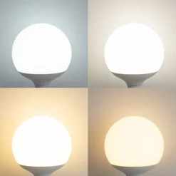 5er-Set Smart E27 LED-Glühbirnen G120 Matt RGBW 9W 806 lm 2700-6500K