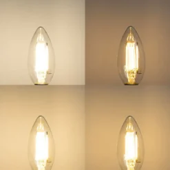 5er-Set Smart E14 LED-Lampen B35 4,5W 470 lm 2700K