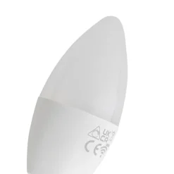 5er-Set Smart E14 LED-Lampen C37 Opal RGBW 4,9W 470 lm 2700-6500K