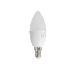5er-Set Smart E14 LED-Lampen C37 Opal RGBW 4,9W 470 lm 2700-6500K