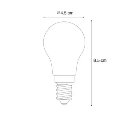5er-Set Smart E14 LED-Lampen P45 Matt 4,2 W 470 lm 2700-6500 K