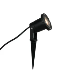 3er-Set smarte Gartenstrahler schwarz inkl. Kabel und Stecker 230cm IP65 - Basic