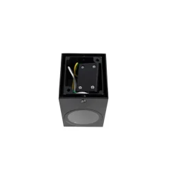 3er-Set smarte Wandleuchten schwarz GU10 50mm IP44 - Baleno