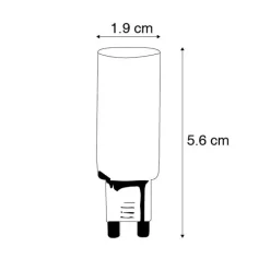 G9 3-stufig dimmbare LED 4,5 W 500 lm 2700 K