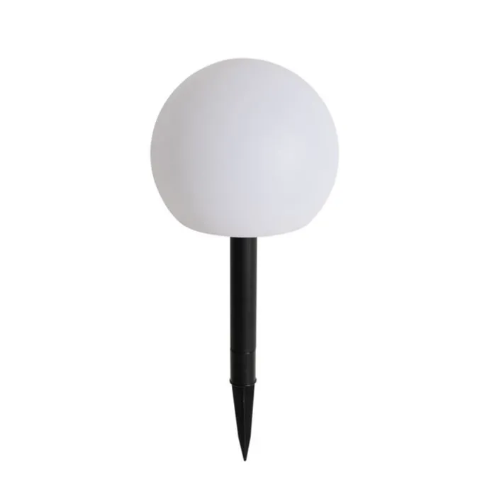 Gartenleuchte weiß 20 cm inkl. LED IP44 Solar RGBW - Ludger