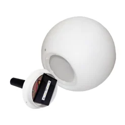 Gartenleuchte weiß 20 cm inkl. LED IP44 Solar RGBW - Ludger