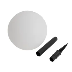 Gartenleuchte weiß 25 cm inkl. LED IP44 Solar RGBW - Ludger