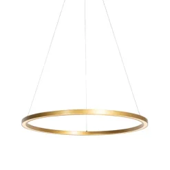 Goldene Pendelleuchte 80cm inkl. LED 3-stufig dimmbar - Girello