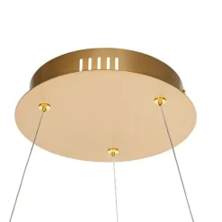 Goldene Pendelleuchte 80cm inkl. LED 3-stufig dimmbar - Girello