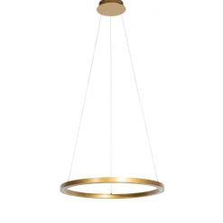 Goldene Pendelleuchte 60cm inkl. LED 3-stufig dimmbar - Girello