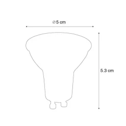 GU10 dimmbare LED-Lampe 8W 660 lm 3000K