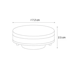GX53 Dimmbare LED-Lampe mit Warmton und 3-Stufen-Dimmung 7W 750 lm 2700K-4000K