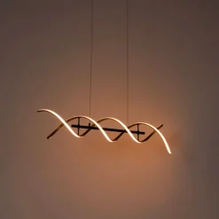 Hängelampe Gold inkl. LED 3-stufig dimmbar in Kelvin - Henk